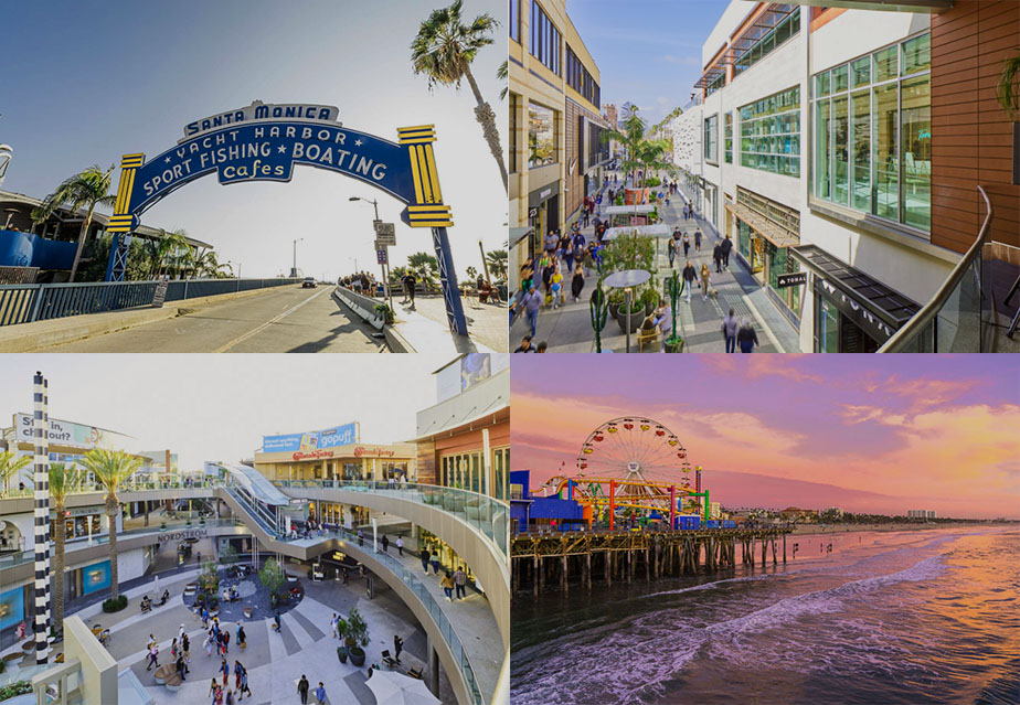 Sun-Kissed Shopping Delight in Santa Monica