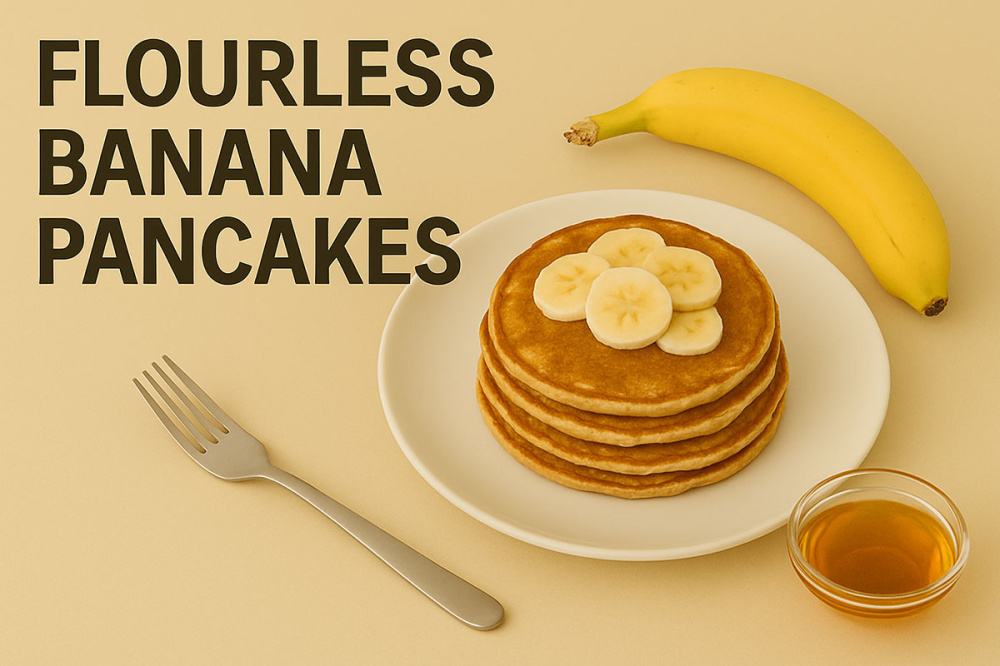 Flourless banana pancakes